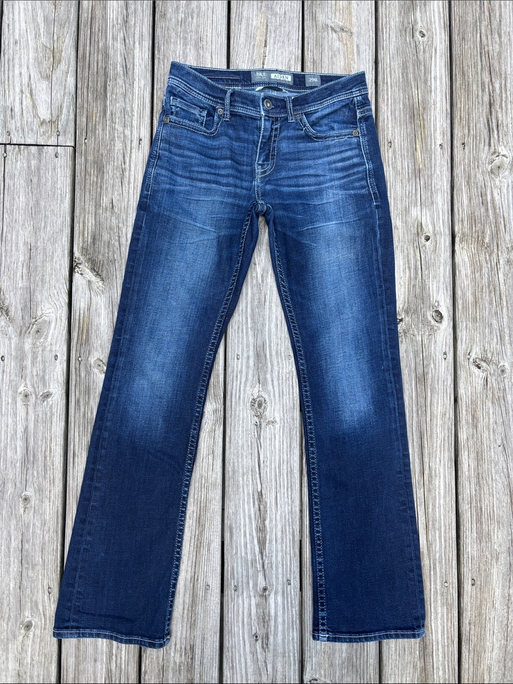 BKE | Aiden Slim-Fit Bootleg Performance Stretch Men's Jeans | Size 29R